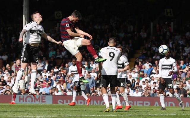 Fabian Schar headed in Newcastle's third goal