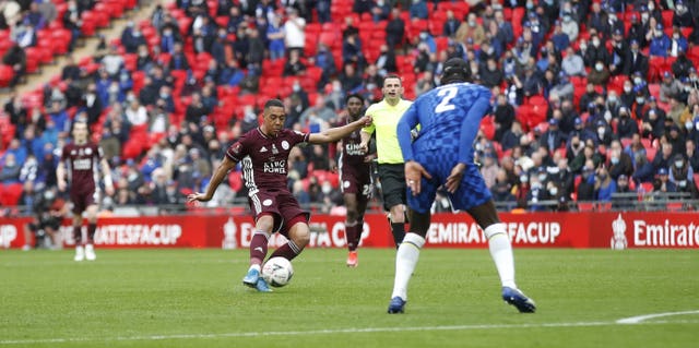 Youri Tielemans lets fly