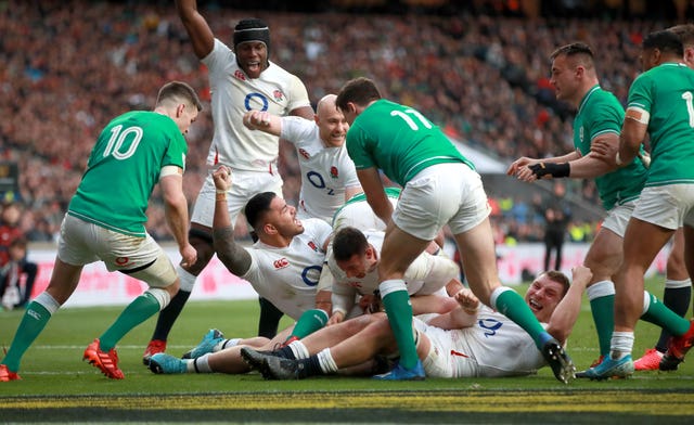 Ireland suffered defeat to England at Twickenham before international rugby was halted by the coronavirus pandemic