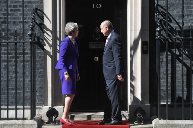 The two leaders will hold talks on issues including Syria (Victoria Jones/PA)