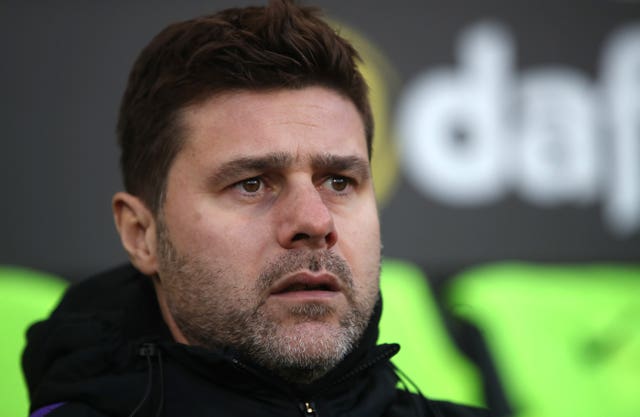 Pochettino will sit in the stands when Spurs face his old club Southampton (Adam Davy/PA).