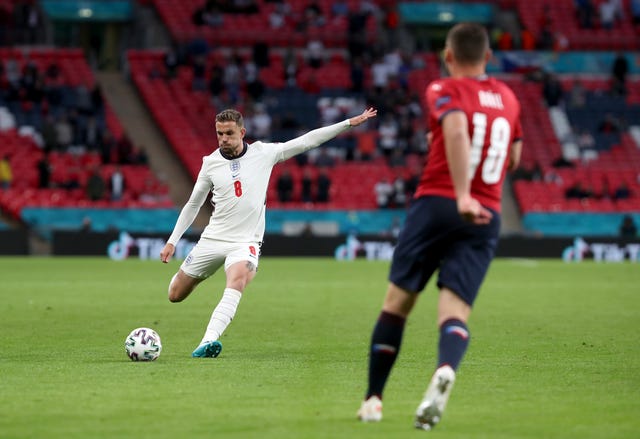 Jordan Henderson played against the Czech Republic