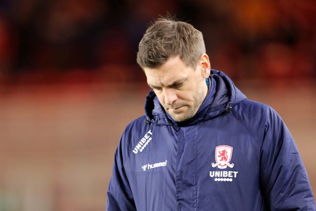 Middlesbrough manager Jonathan Woodgate has been under pressure all season