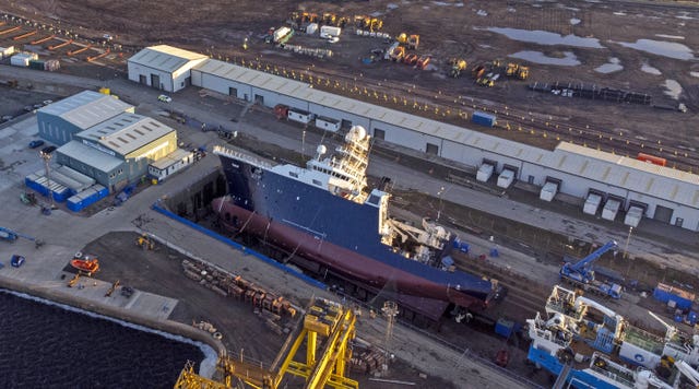 Ship dislodged