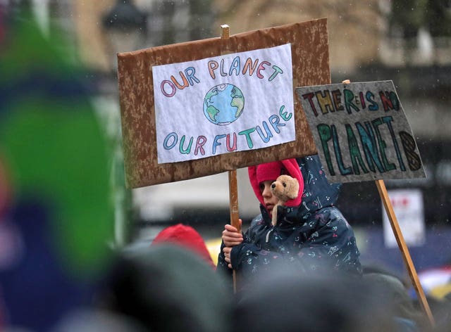 Climate protest in Bristol
