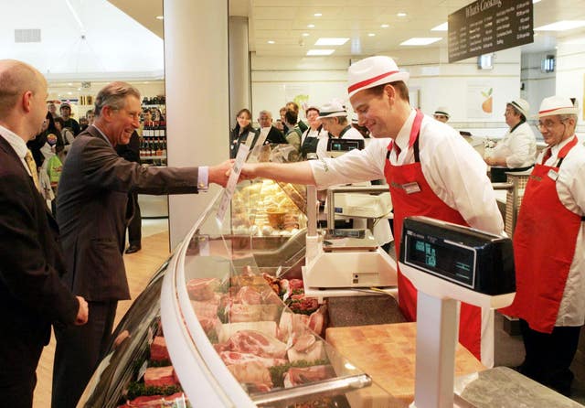 The Prince of Wales visits a Booths supermarket in the Lake District.