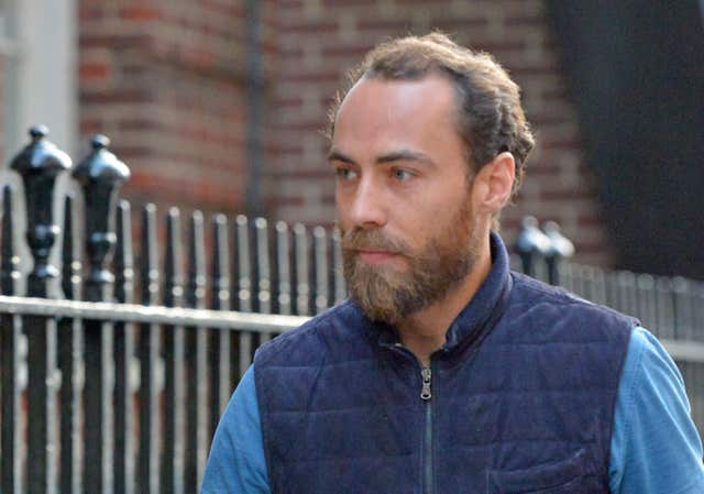 James Middleton arrives at the Lindo Wing of St Mary’s Hospital