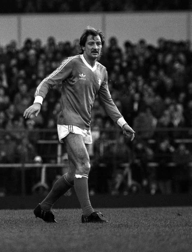 Frank Worthington in action for Birmingham