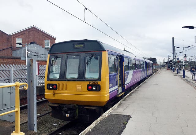 A Northern Pacer train