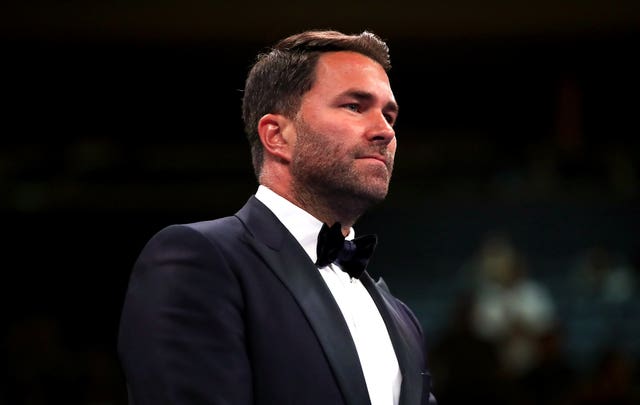 Joshua's promoter Eddie Hearn