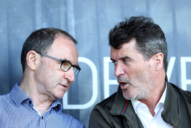 Martin O'Neill and Roy Keane