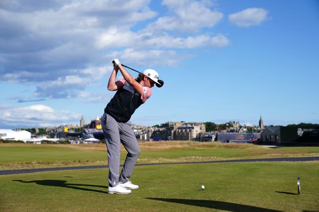 Smith's 13-under-par score was a 36-hole record for an Open at St Andrews