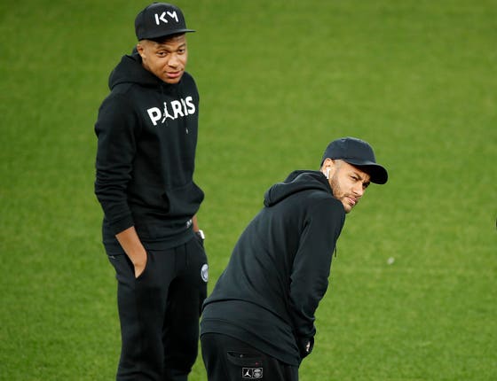Neymar (right) is suspended for Paris St Germain's first two group games in this season's Champions League