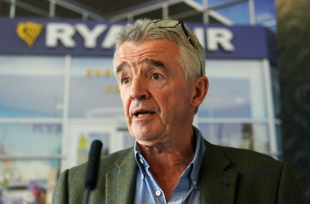 Ryanair chief executive Michael O'Leary