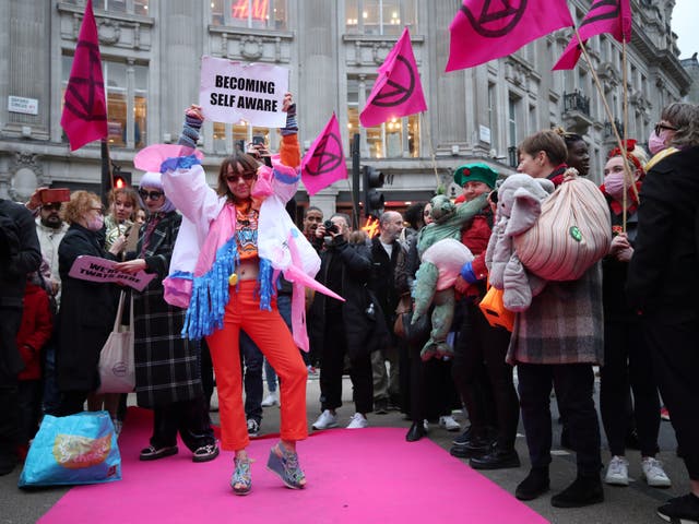 Extinction Rebellion’s Fashion catwalk