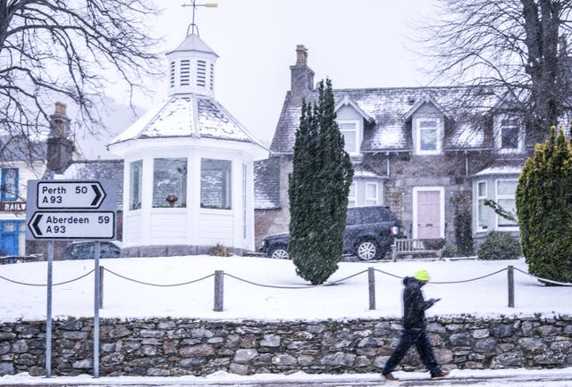 Snowy conditions