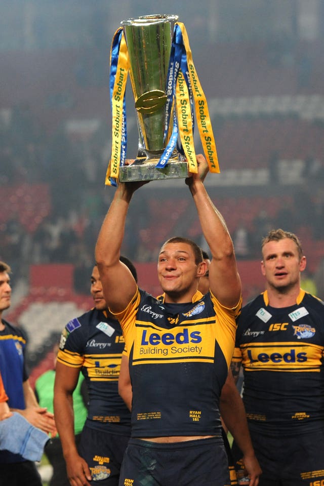 Hall won six Super League titles with the Rhinos