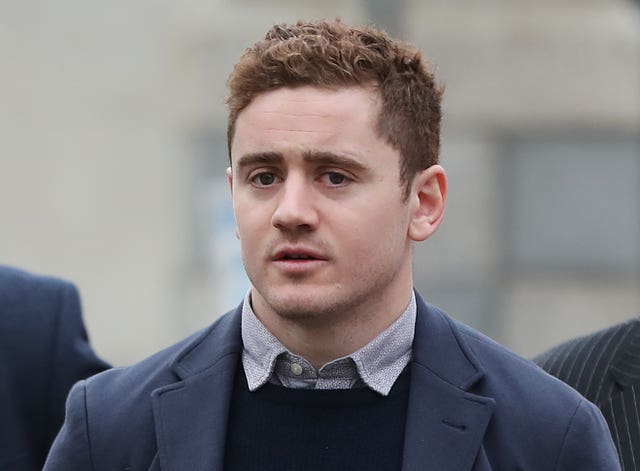 Paddy Jackson arrives at Belfast Crown Court (Niall Carson/PA)