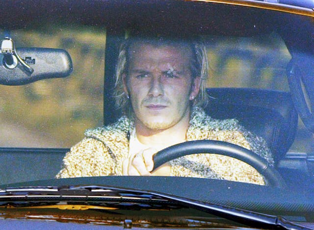 Former Manchester United midfielder David Beckham. (PA)