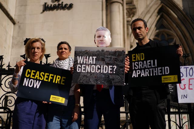 Arms export to Israel legal challenge