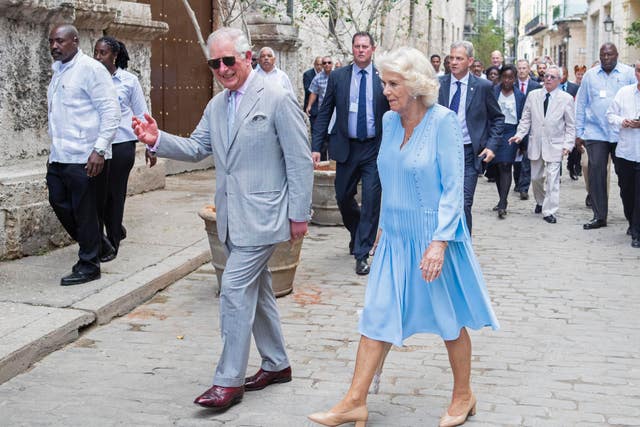 Charles and Camilla on tour