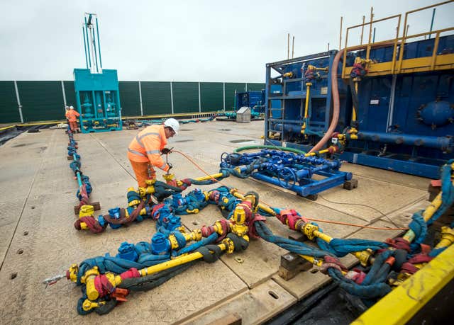 Fracking site