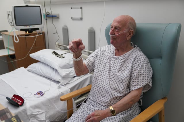 Edward Willsher, 84 (Owen Humphreys/PA)