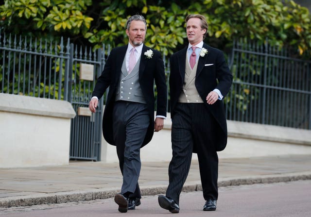 Thomas Kingston arrives at St George’s Chapel