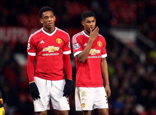 Anthony Martial and Marcus Rashford 