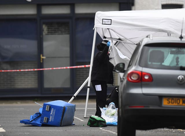 Fulham stabbing scene