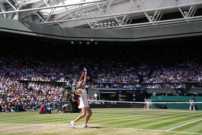 Elena Rybakina's serve is a huge weapon
