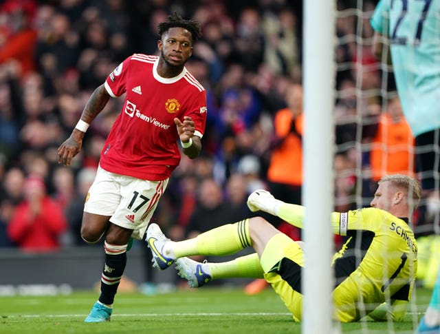 Fred celebrates