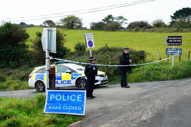 The teenager's body was found near a beach cafe at Bovisand after being told where to search by Ackland (Ben Birchall/PA)