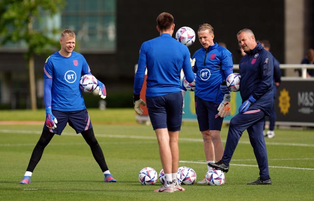 Aaron Ramsdale and Jordan Pickford