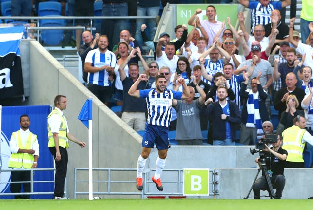 Neal Maupay fired Brighton in front