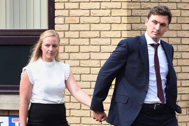 Shelby and William Thurston were convicted of gross negligence manslaughter (Joe Giddens/PA)