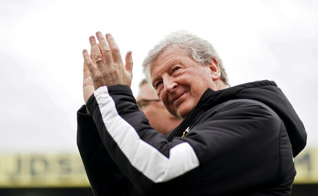 Crystal Palace manager Roy Hodgson watched his side secure a third 1-0 win on the bounce