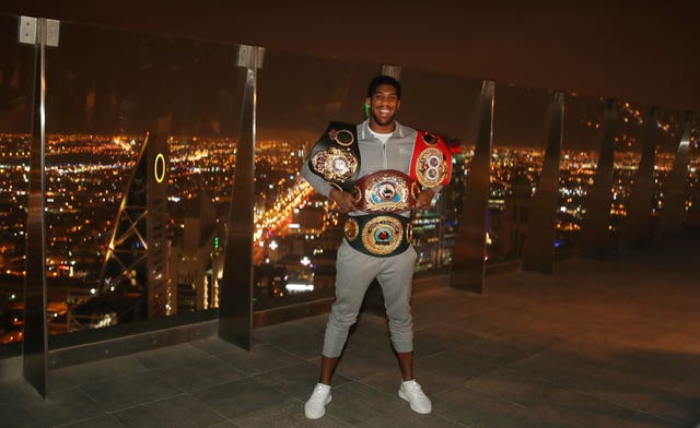 Anthony Joshua has fought in Saudi Arabia before