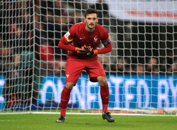 Lloris has 113 caps for France.