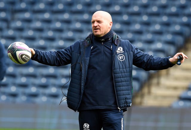 Gregor Townsend during a training session