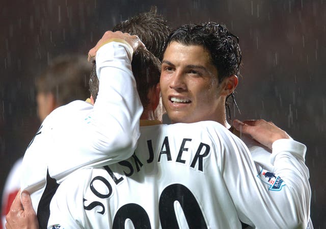 Ole Gunnar Solskjaer played alongside Cristiano Ronaldo for Manchester United