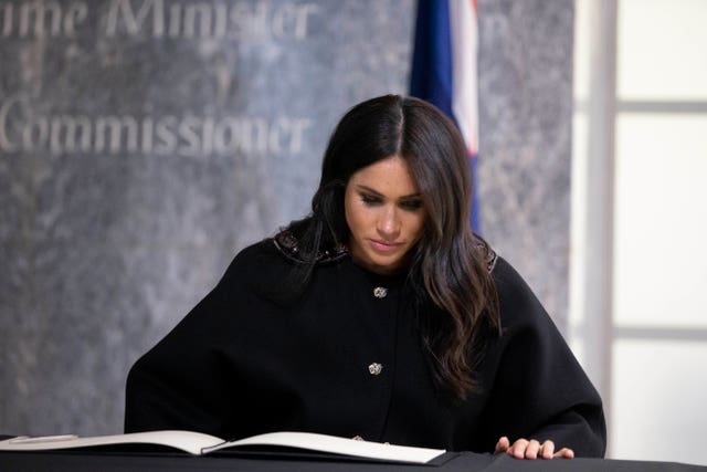 The duchess on her final official engagement