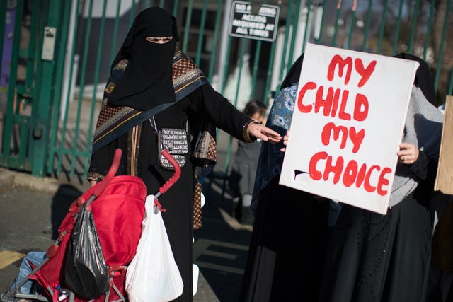 School protest