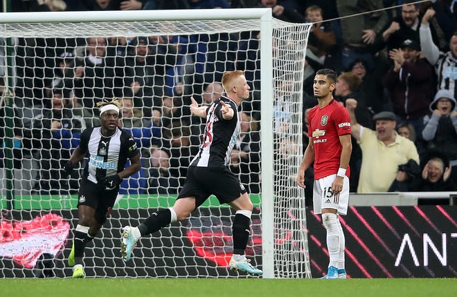 Matthew Longstaff had a Premier League debut to remember with Newcastle's winning goal against Manchester United at St James’ Park.