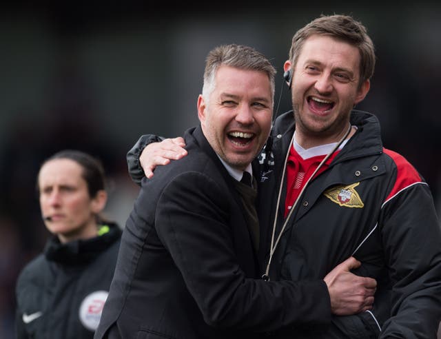 Strachan, left, has worked with Darren Ferguson