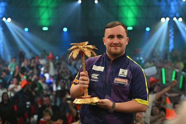 Littler hit a nine-dart finish, beat Nathan Aspinall, Gerwyn Price and Michael van Gerwen in Bahrain last week