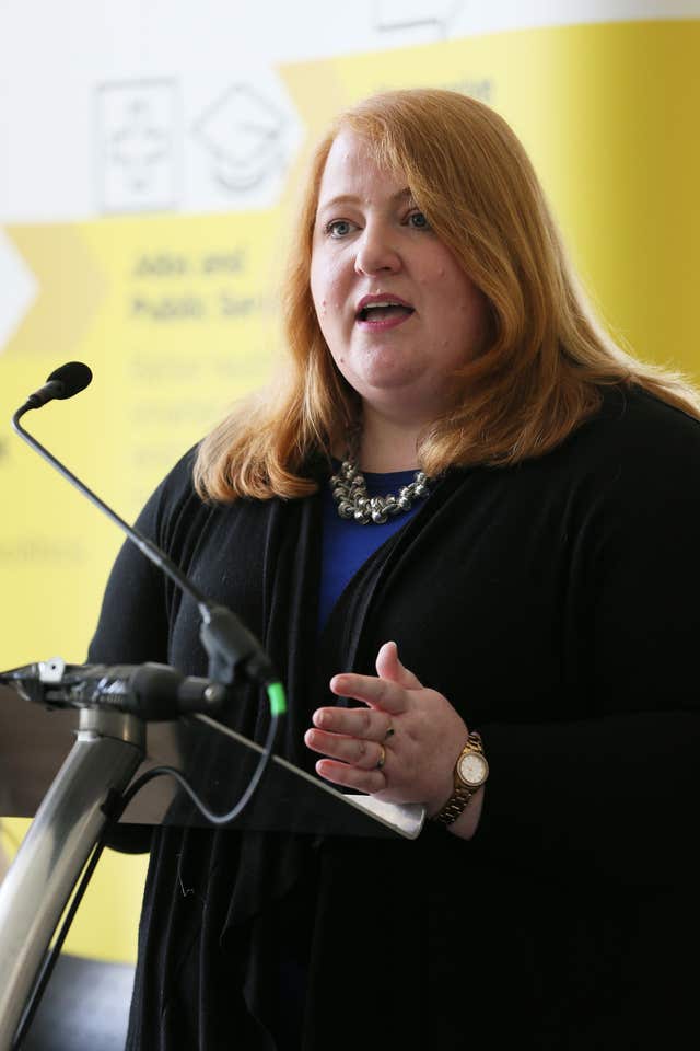 Alliance Party leader Naomi Long (Brian Lawless/PA)