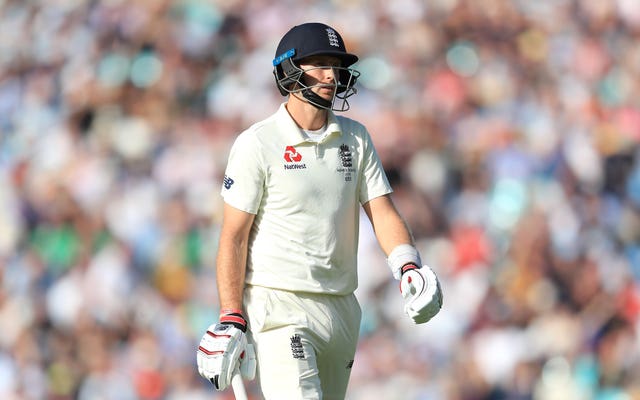 Joe Root walks off after being dismissed against Australia at the Oval