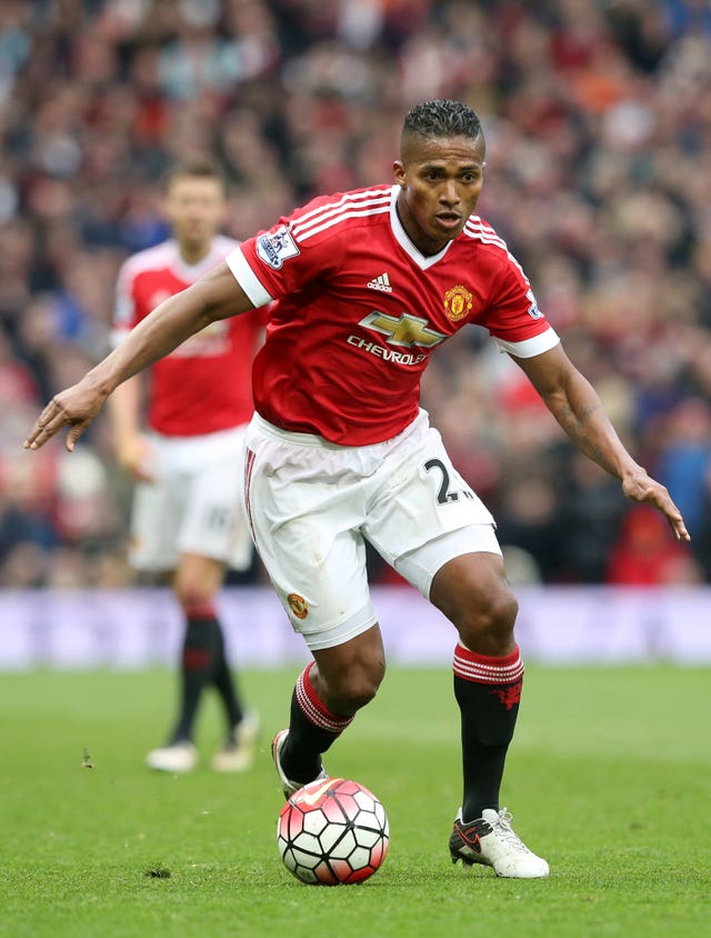 Antonio Valencia in action for Manchester United