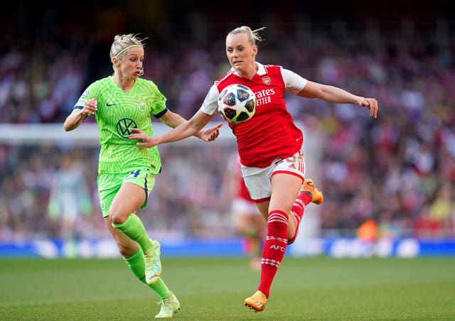 Stina Blackstenius scored for Arsenal